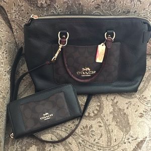 Coach Bags - Coach Leather Satchel And Wallet Coach Bags - Coach Leather Satchel And Wallet